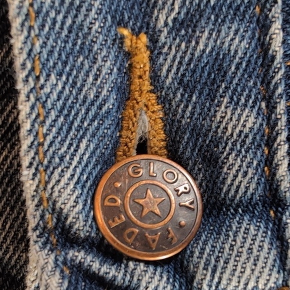 Men's Faded Glory 100% Cotton 5 Pocket Boot Cut Denim Jeans Size 38 x 30 - Picture 2 of 7